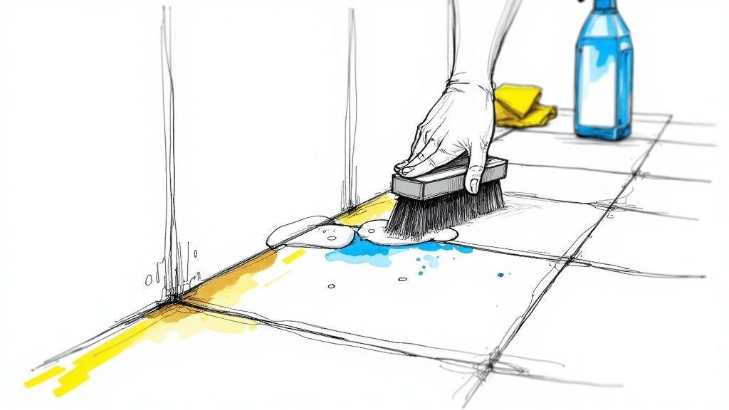 How to Clean Grout Between Tiles Like a Pro